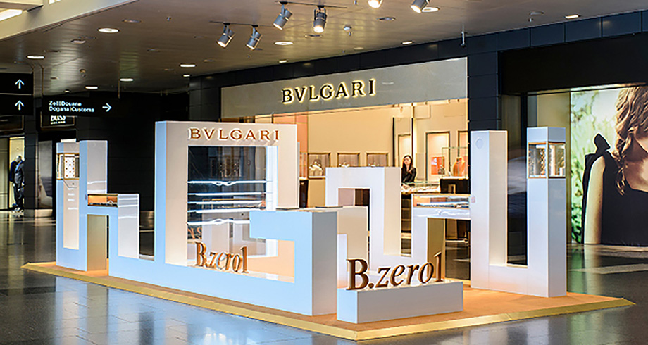 Bulgari pop-up store in Zurich 